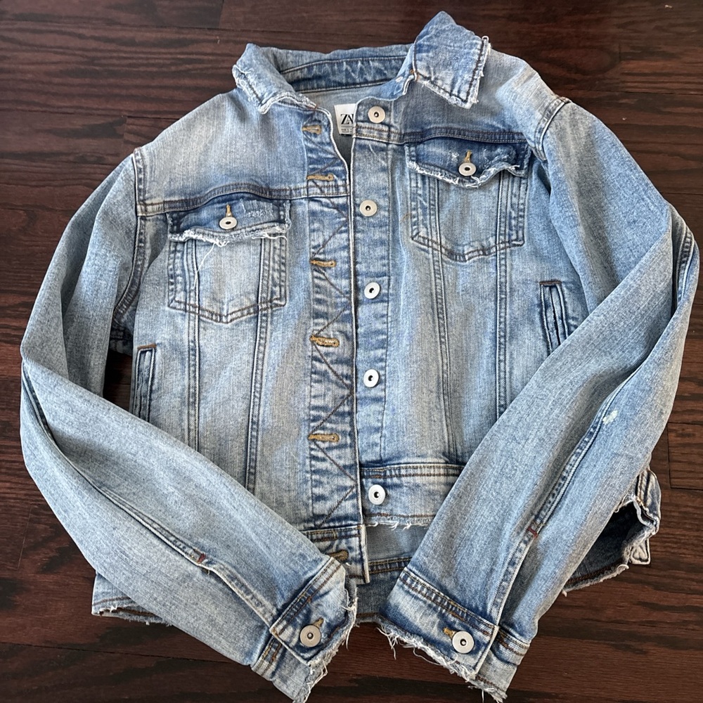 Stylish Light Blue Denim Jacket